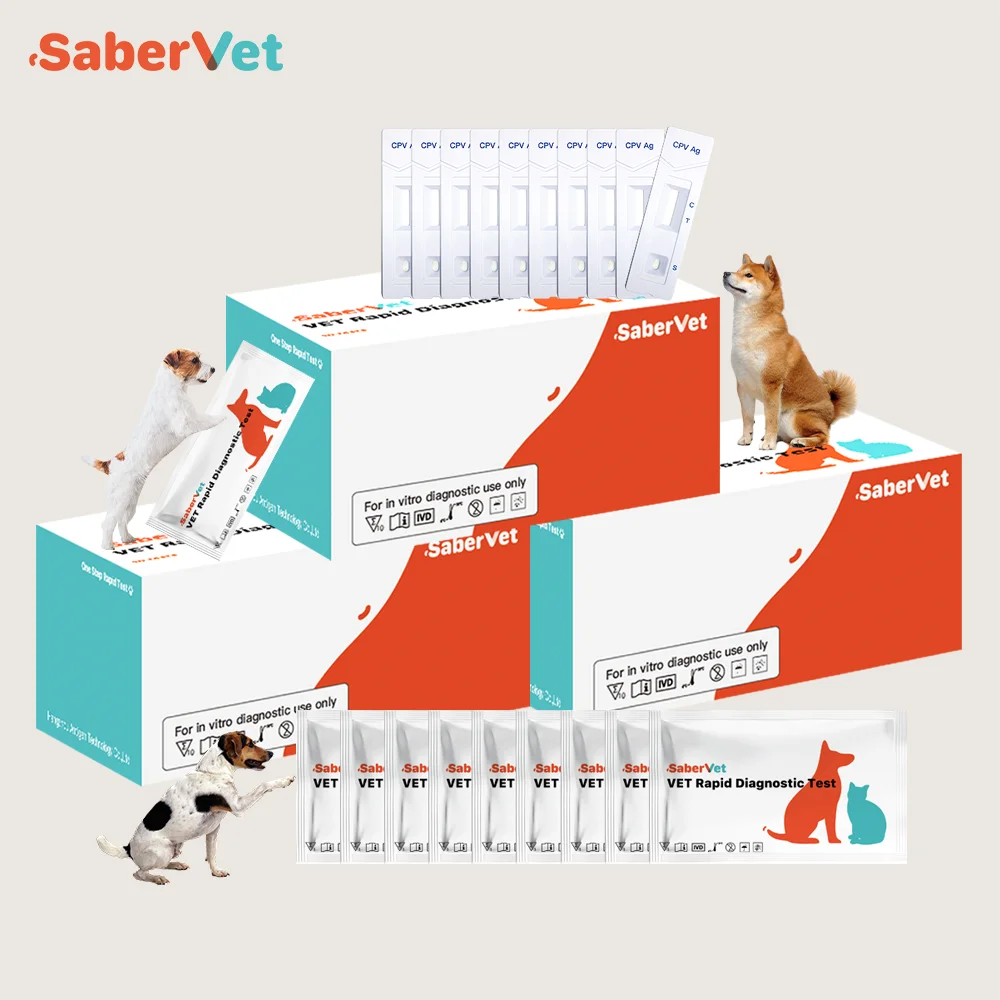 Veterinary canine cpv home test kit a pet care test parvovirus Antigen rapid test kits