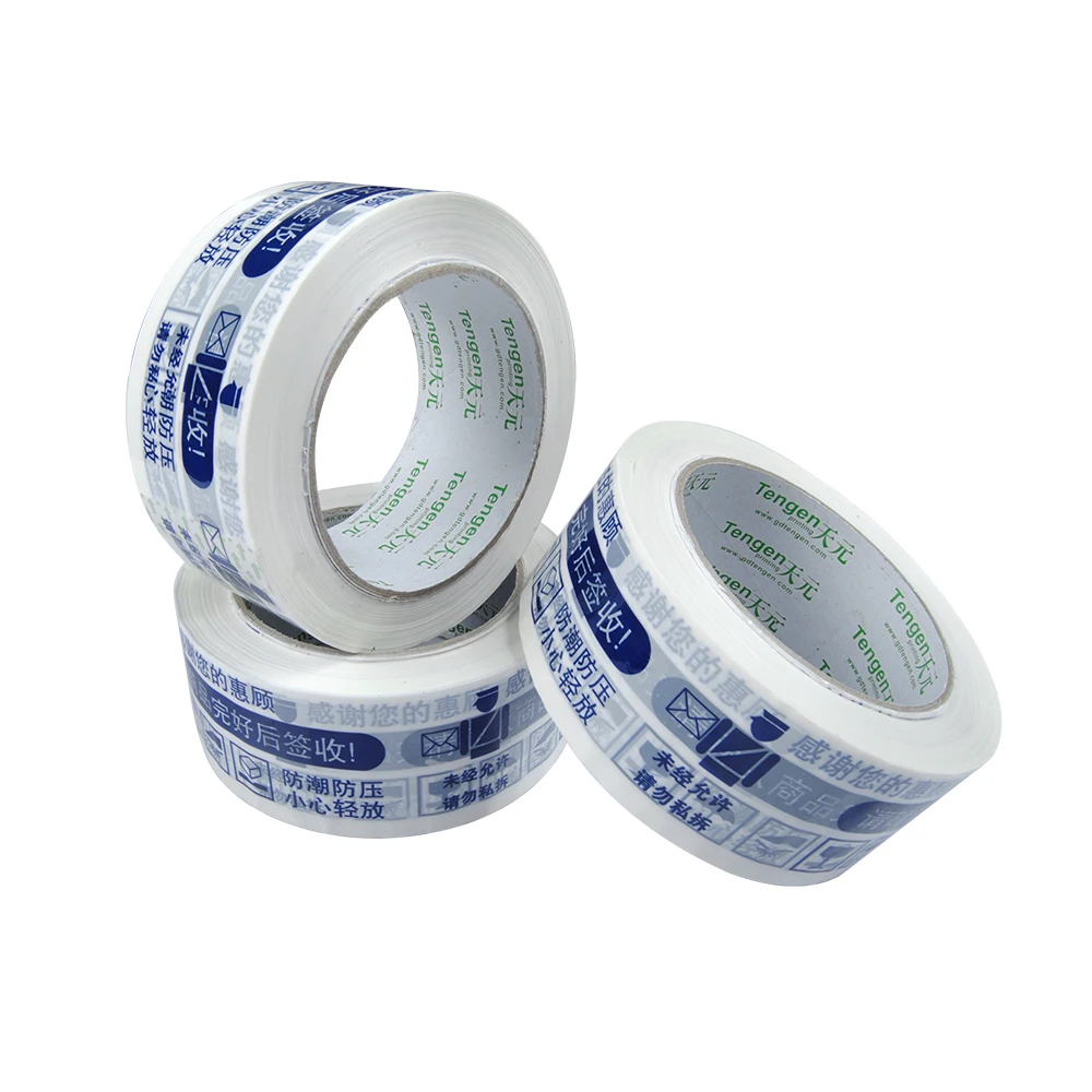 Custom Logo Printed BOPP Packing Tapes Adhesive Tape High Quality Waterproof Acrylic Hot Melt Offer Printing Carton Sealing