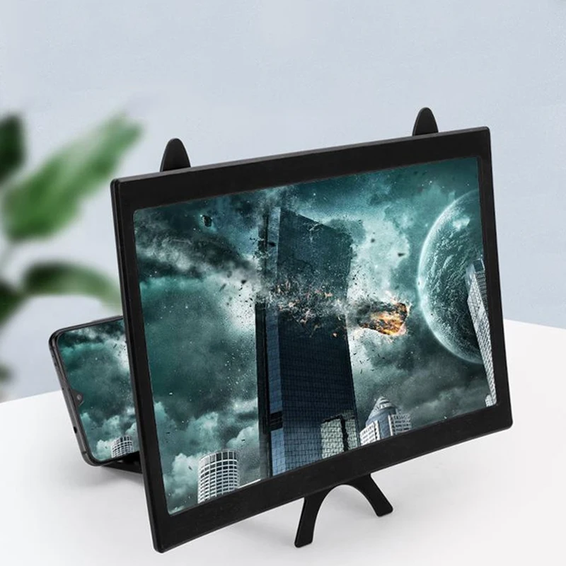 2021 изогнутая увеличительная линза для экрана мобильного телефона 3D Hd держатель для усилителя экрана подставка для телефона видео 3D Лупа