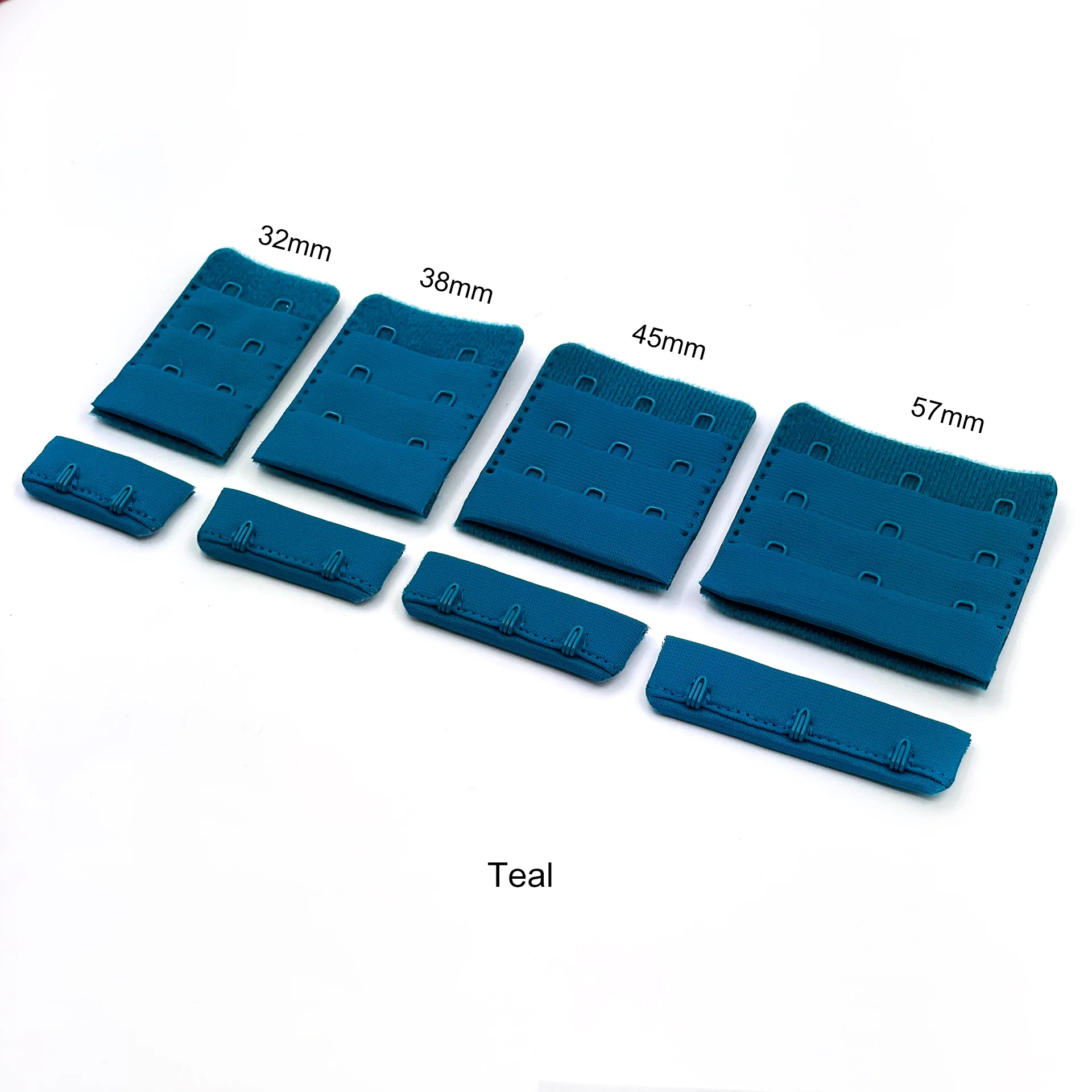 Bra back fastener bra strap hook and eye closure