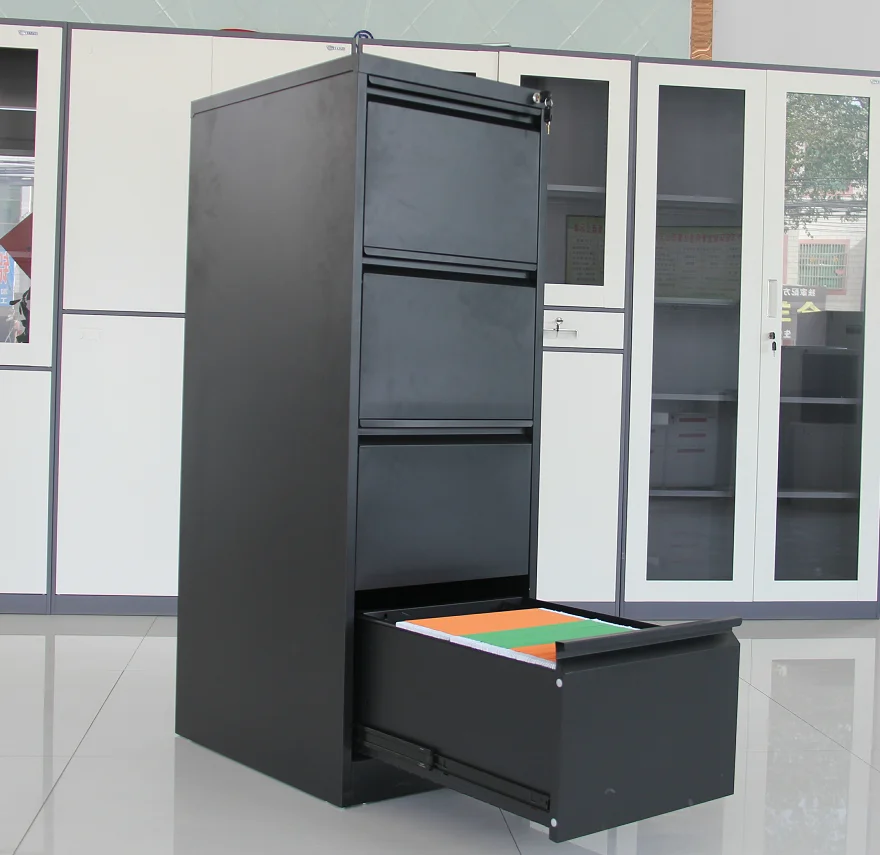 Office 4 Drawer Steel Cabinet Vertical Filing Cabinet Metal Storage Cabinet with 2/3/4/5 drawer For Home & Office