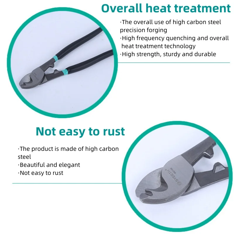 Electrician manual cable and wire cutter (practical and convenient)