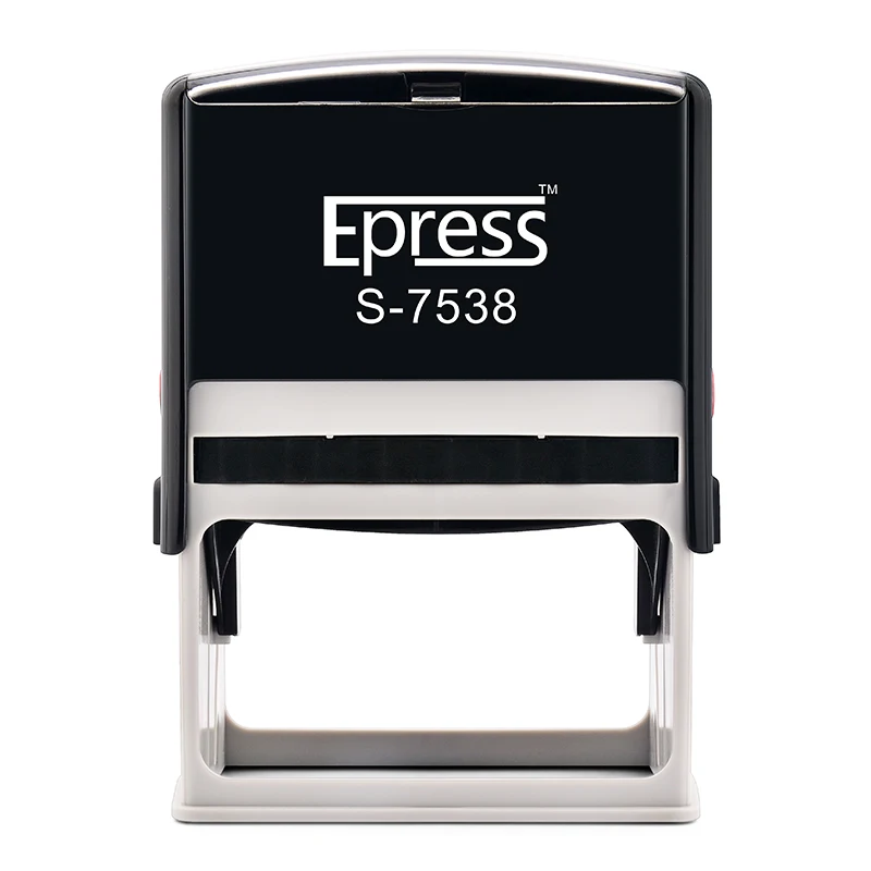 Rectangle 75X38MM Self-inking Stamps Rubber Office Self Inking Stamp for Office and Business Use
