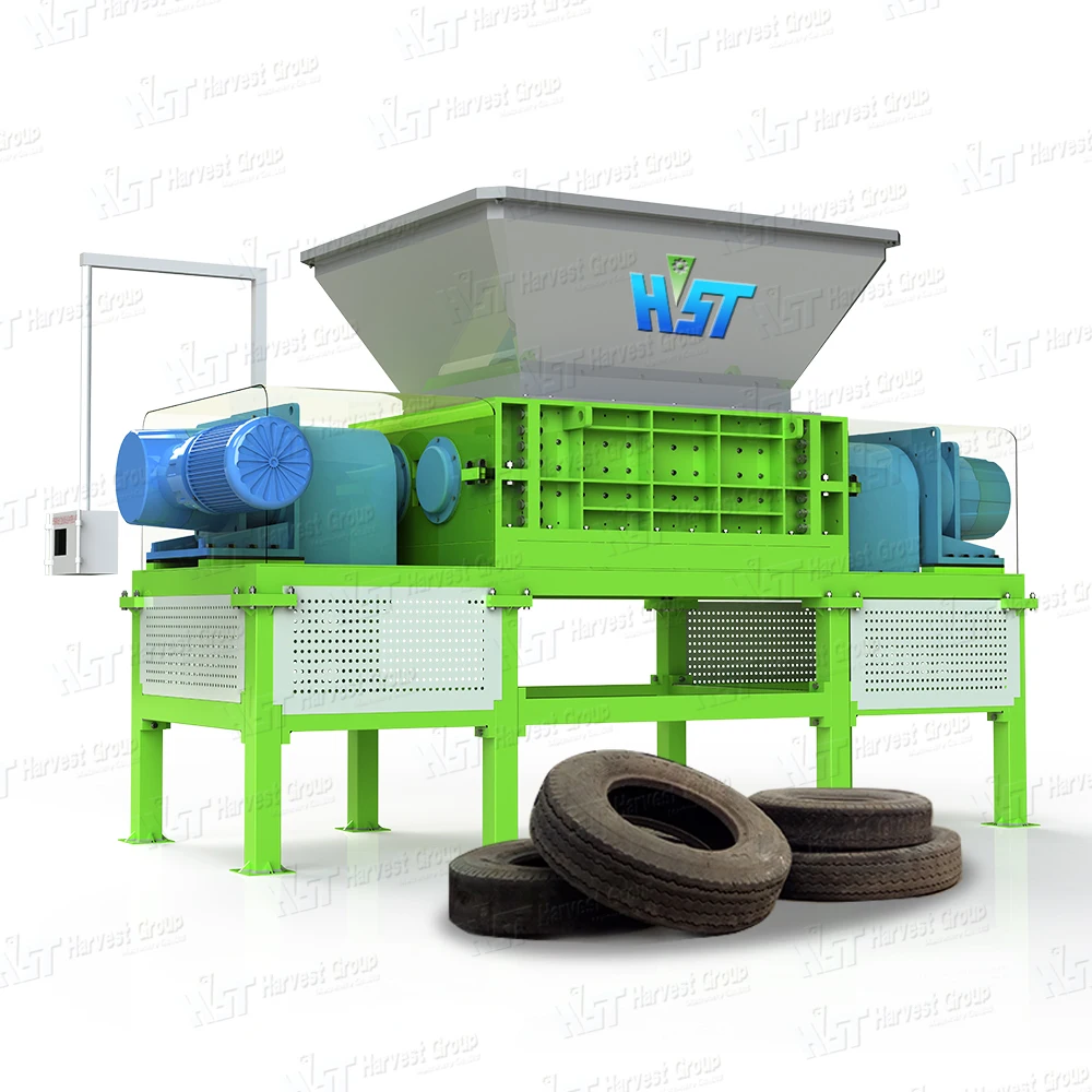 Automatic tire recycling line/Waste tire recycling machine/Tire shredder plant (60712395738)