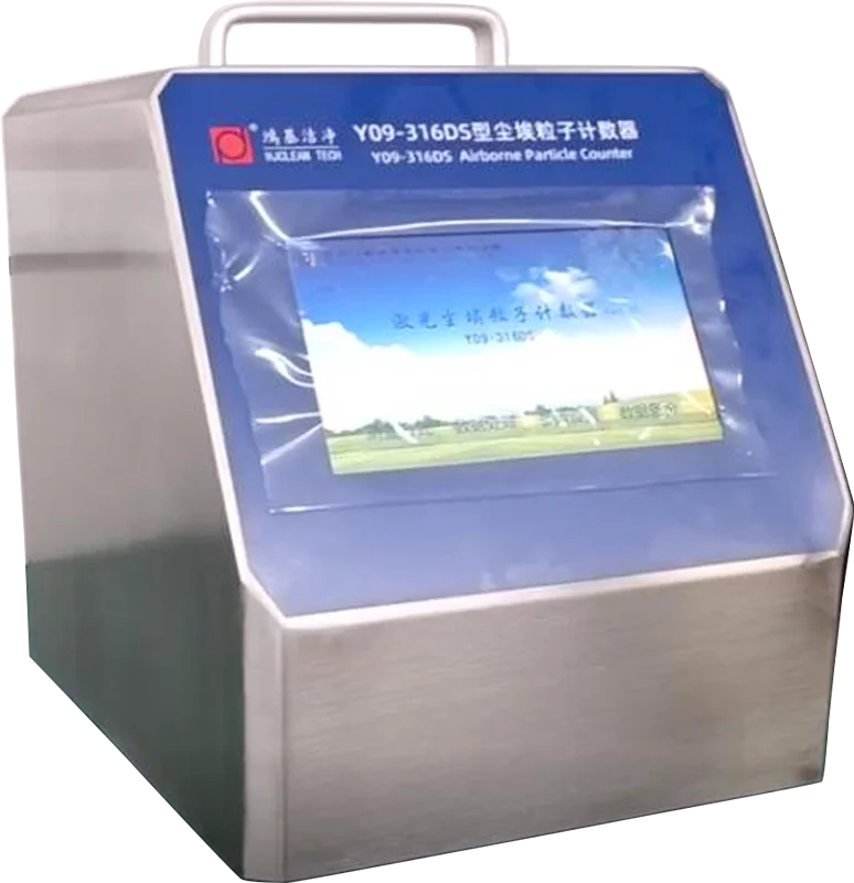 Touch  screen control system Six Channels airborne  Particle Counter for Clean room  WITH DOT MATRIX PRINTER