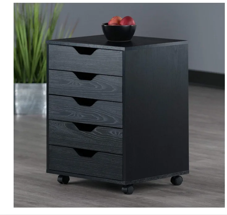 Modern Movable 5 Layers  Drawer File Storage Cabinet Office Underdesk Cabinet