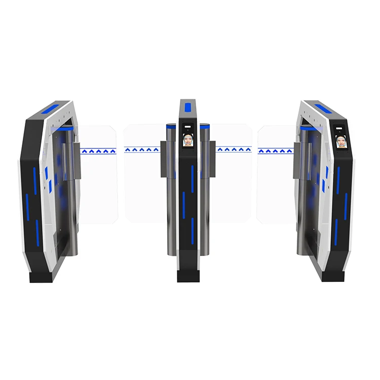 Office Building Entrance Security Automatic Anti Collision Access Control Swing Turnstile Barrier