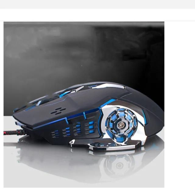 For AULA S20 wired led ergonomic optical desktop computer laptop office gaming mice pc game usb mouse