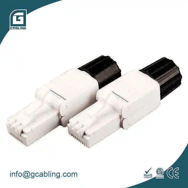 Geteknet RJ45 8P8C connector cat6 cat6a UTP FTP Toolless ethernet rj45 connector network Modular Plug rj45 connectors