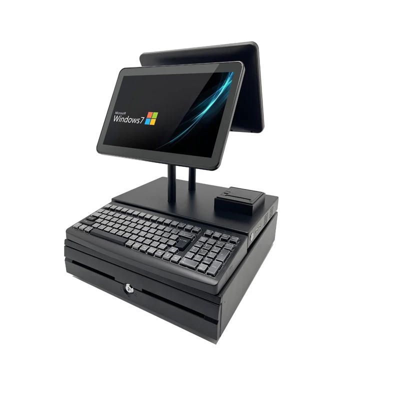 Операционная система Windows 7/10 14 дюймов сенсорный экран все в одном планшетный ПК кассовый аппарат