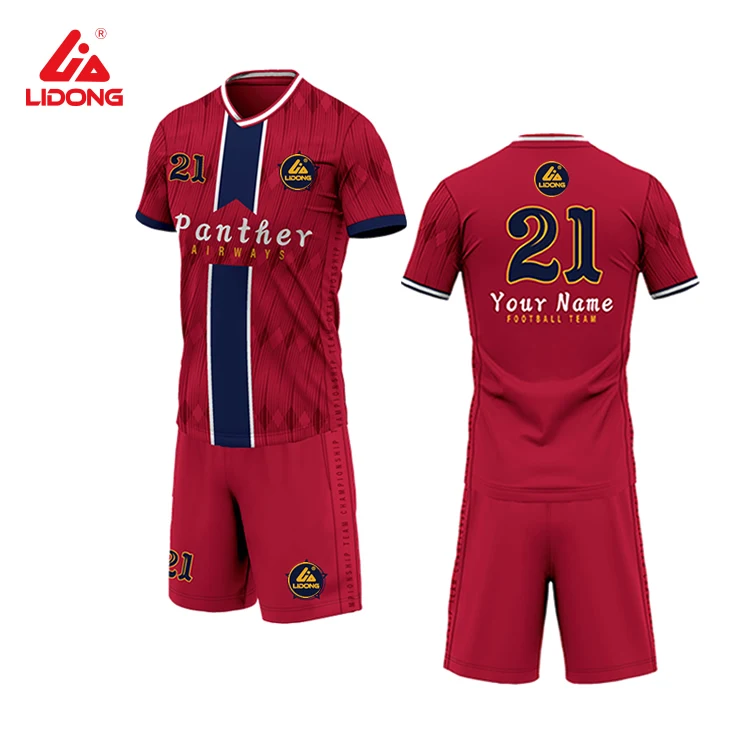 
2021 new products free design sample quick dry breathable football sportswear oem custom soccer jersey 