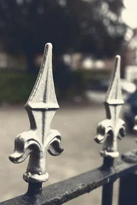 Customized Wrought Iron Spears Fence top decoration