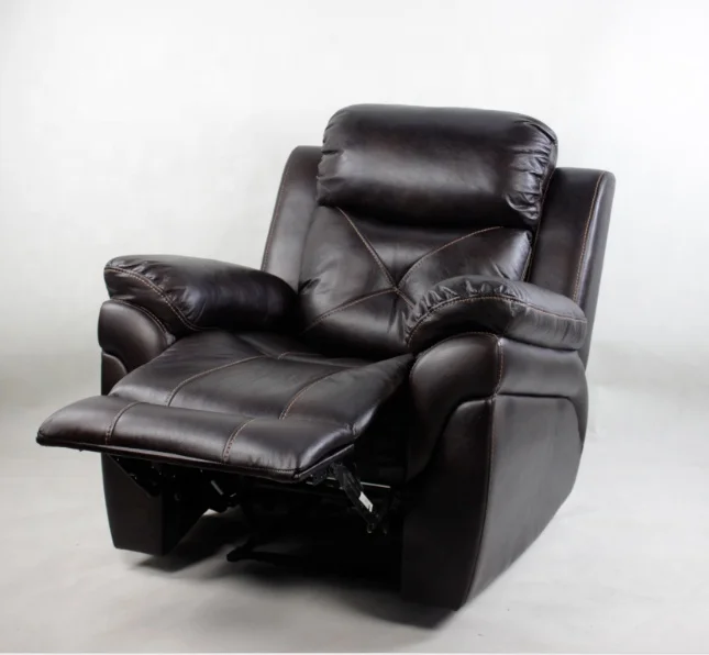 Lazy boy modern simple and comfortable cloth manual swing cheap nap single living room single recliner chair