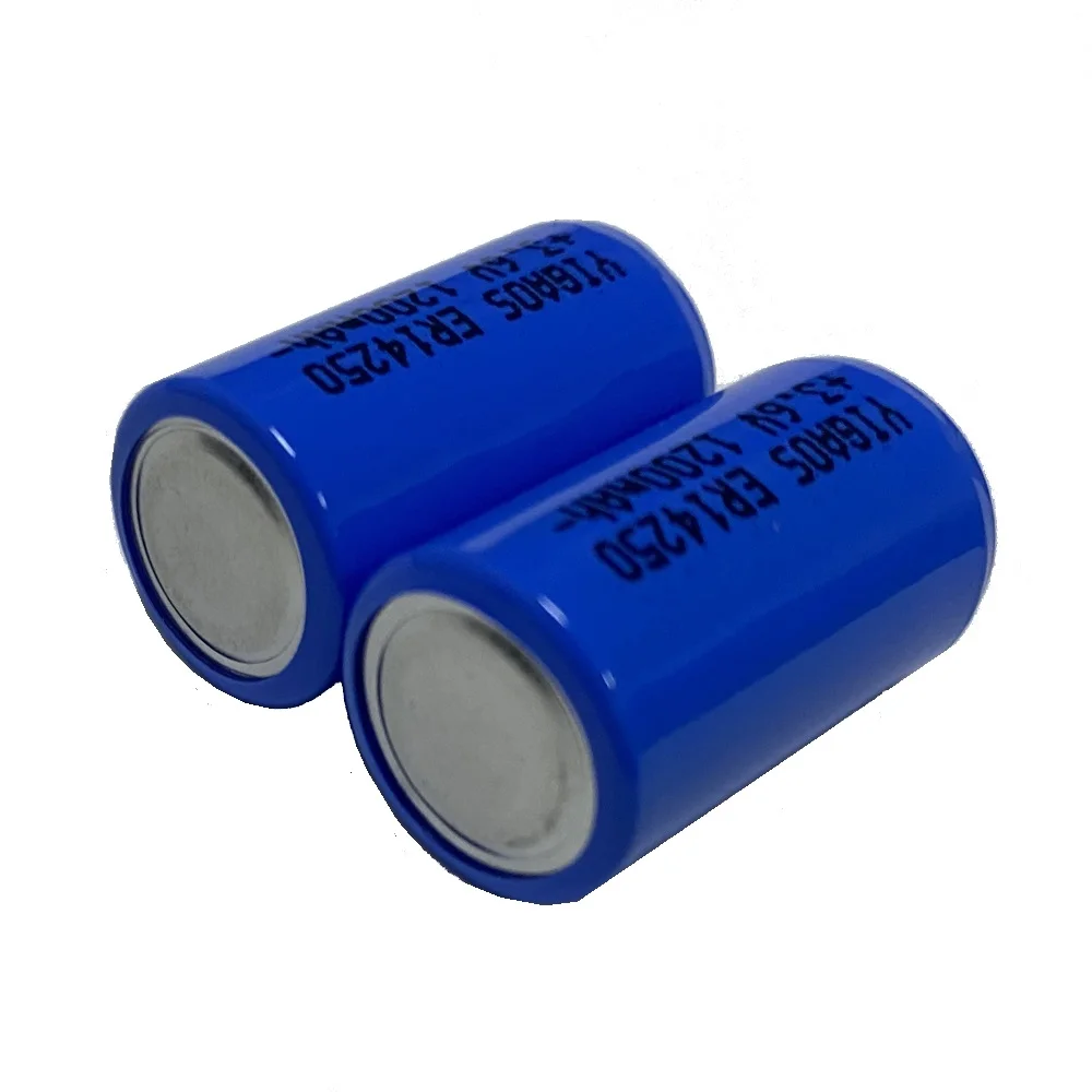 Yigaos 1/2aa primary battery 3.6 volt battery 14250 1200mAh no rechargeable er14250 battery pack OEM Accepted