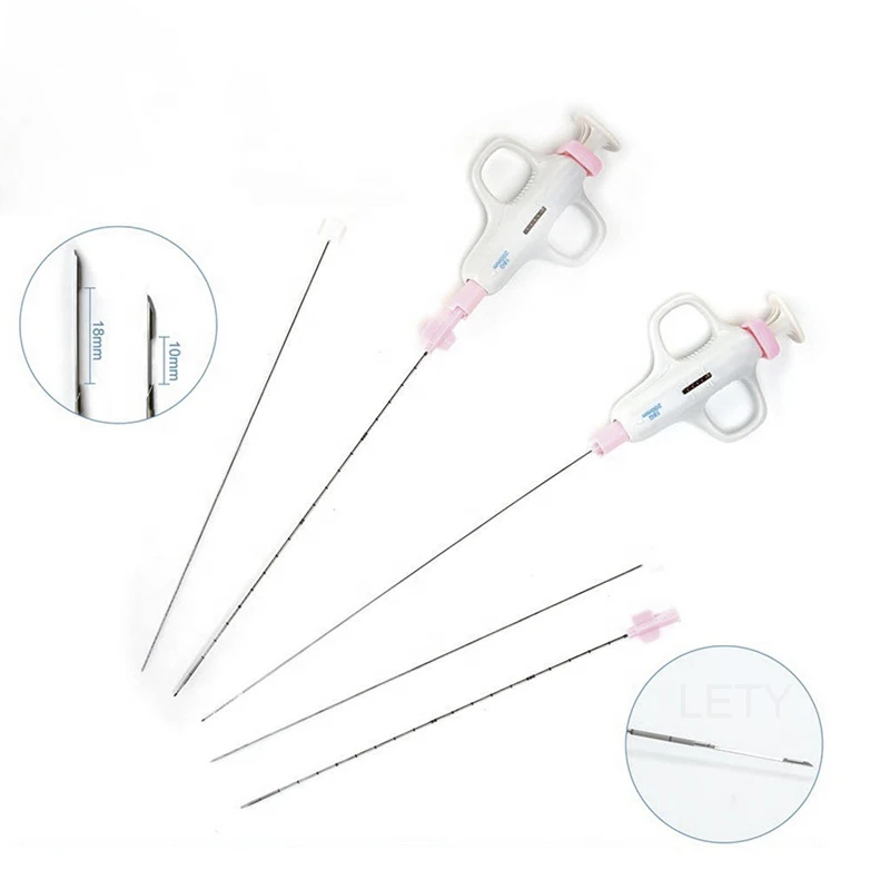 
Bone Marrow Trucut Tru Cut Needle Core Semi-automatic Disposable Biopsy Needle 