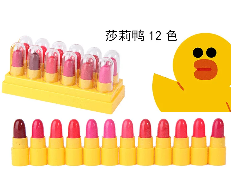 12 pcs Waterproof Cosmetics Professional Long Lasting Mini Lipstick set Cosmetics Lipstick Vendor Set Makeup Lipstick Sample Set