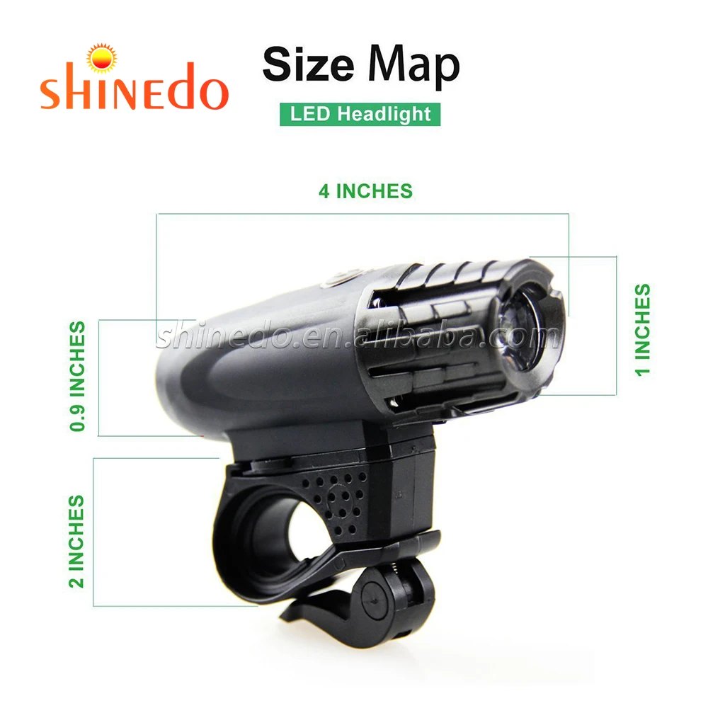 
200lm XPE USB Rechargeable bicycle front tail light 4 modes Waterproof Bike Accessories LED bicycle light set 