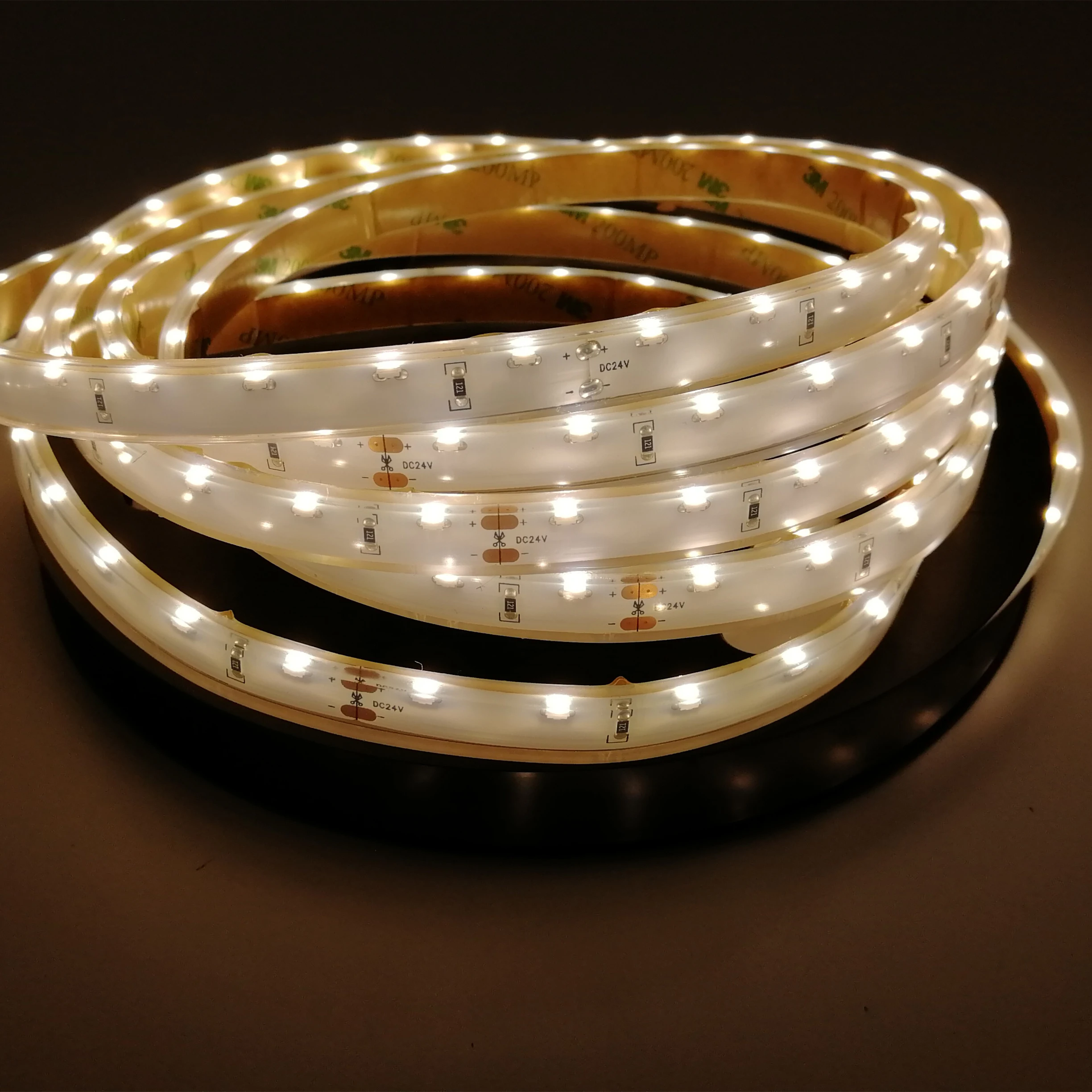 Side Emitting SMD 3014 Flexible LED Strip Light 120LEDs 8mm PCB Width 12V 24V LED Strip Light