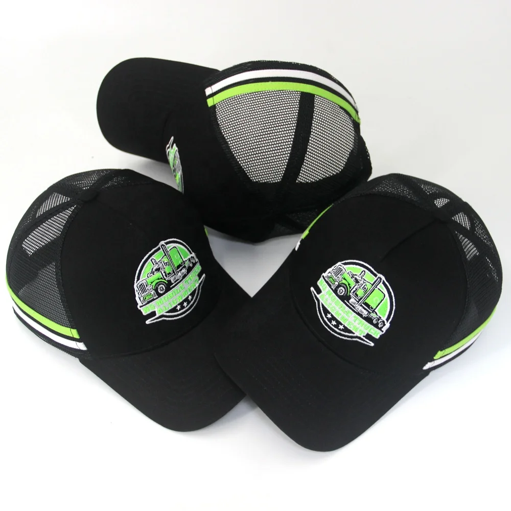 Custom Australian country style High Crown trucker cap 5 panel cotton trucker hat