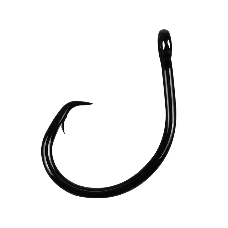 Top Right 4#~12/0# Demon Perfect Circle Hooks In-line Catfish Hook Heavy Duty Barbed Fishing Tuna Hook for Fish lure