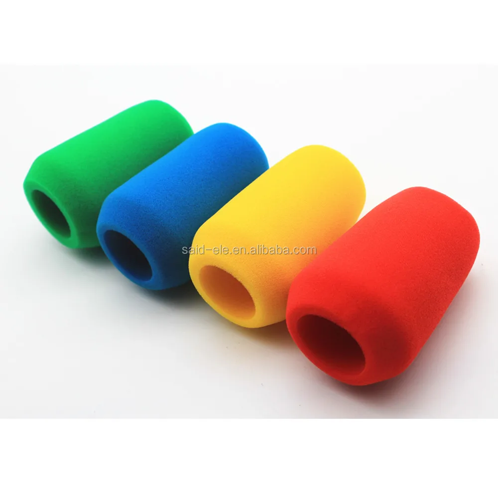 Shotgun Colorful Microphone Windscreen Sponge Cover High Quality Custom Print Logo Mic Foam