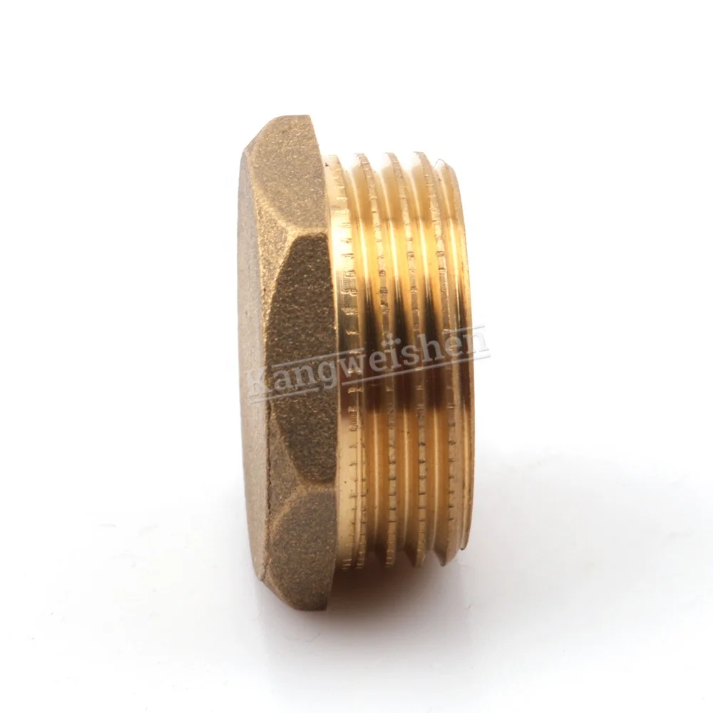 Brass Compression blanking plug end plumbing brass fitting