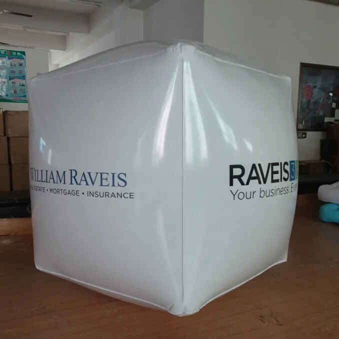 custom design inflatable advertising cube outdoor display