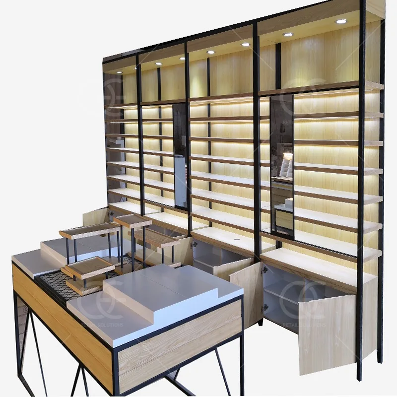 Wholesale Glasses Shop Rack Modern Optical Retail Furniture Custom Sunglasses Display Counter Hot Wall Mounted Glasses Display