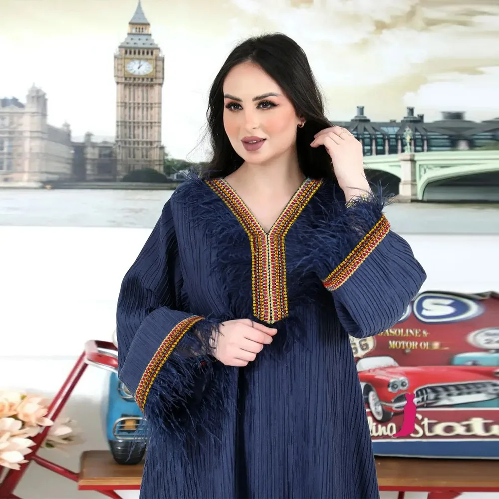 2022 Hot Sale Muslim Dress Women Arabic Islamic Plus Size Middle East Plain Long Abaya Ramadan Prayer Dress