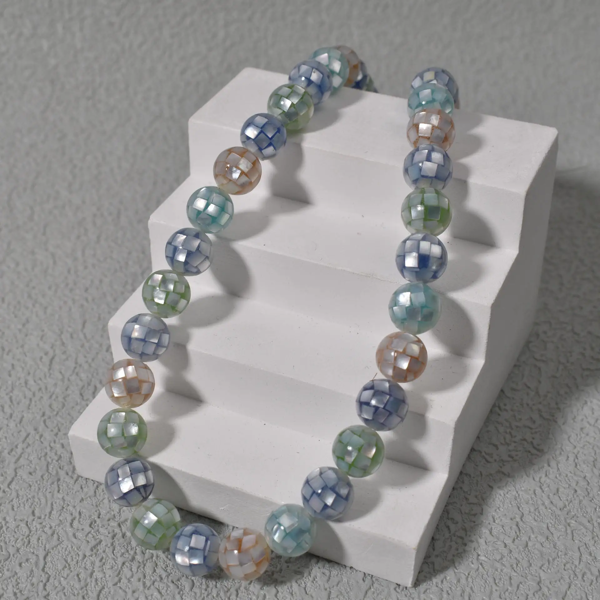 10mm natural freshwater Round beads Abalone beads loose shell Pearls diy handmade Accessory