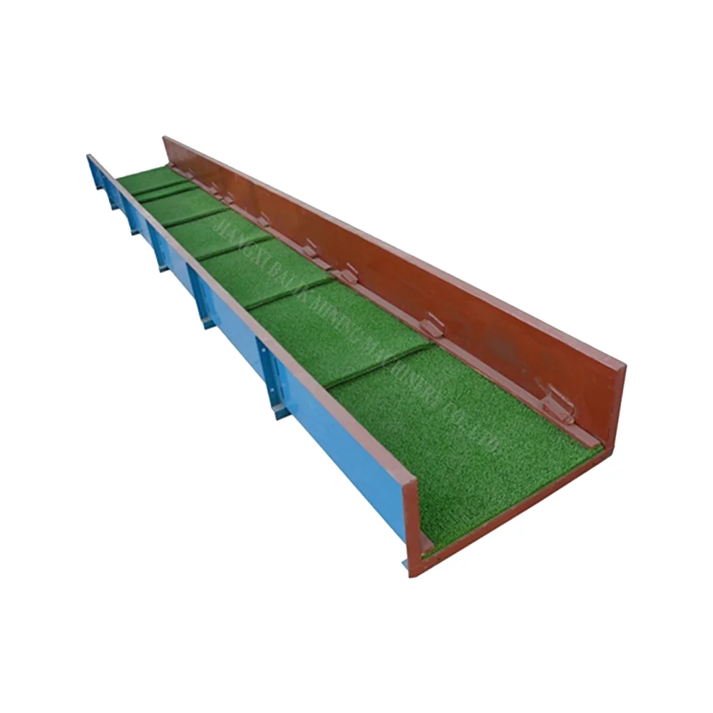 1000*5000 mm,1*10 meters Gold Panning Sluice Factory Price Gold Tailing Recovery Equipment Gold Sluice Box for Sale