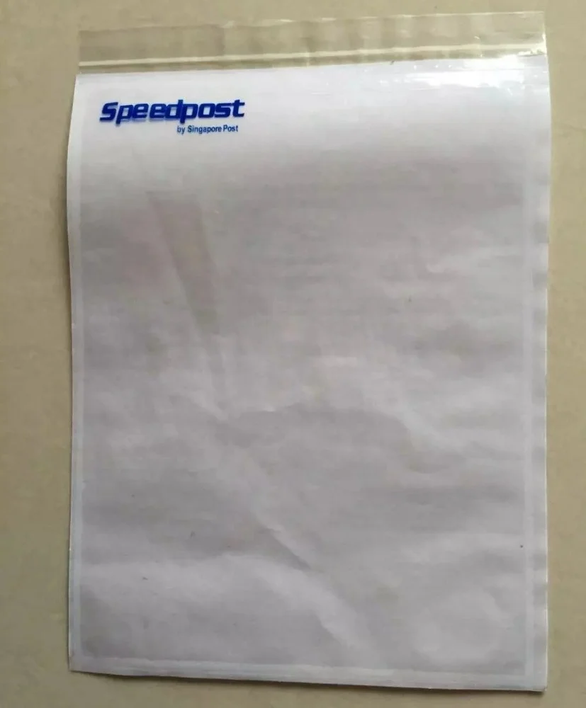 Invoice packing list envelope for post from China supplier