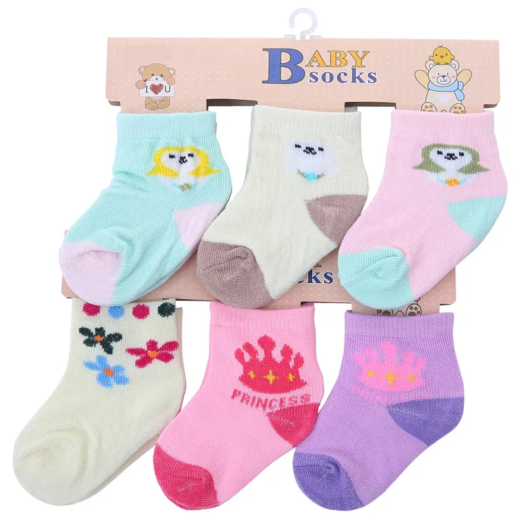 Wholesale birthday gift breathable indoor cartoon sport custom logo made in china newborn baby socks