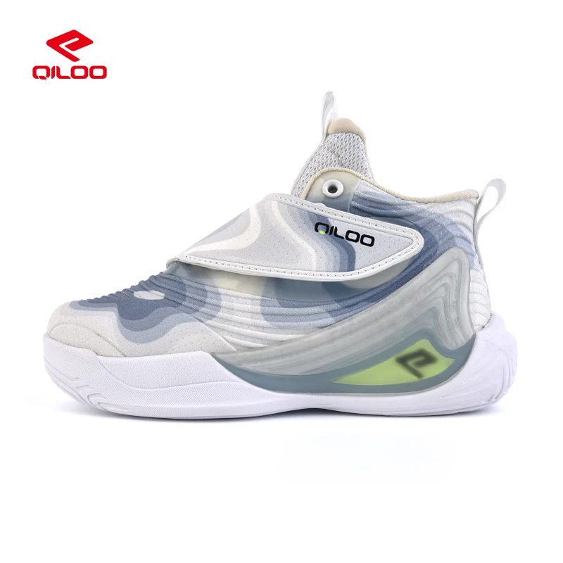 QILOO OEM \ OBM новый стиль дышащая устойчивая плоская Повседневная Баскетбольная обувь для детей