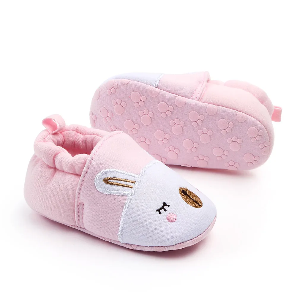 New fashion Cotton fabric Cute animal 0-2 years breathable baby cotton shoes