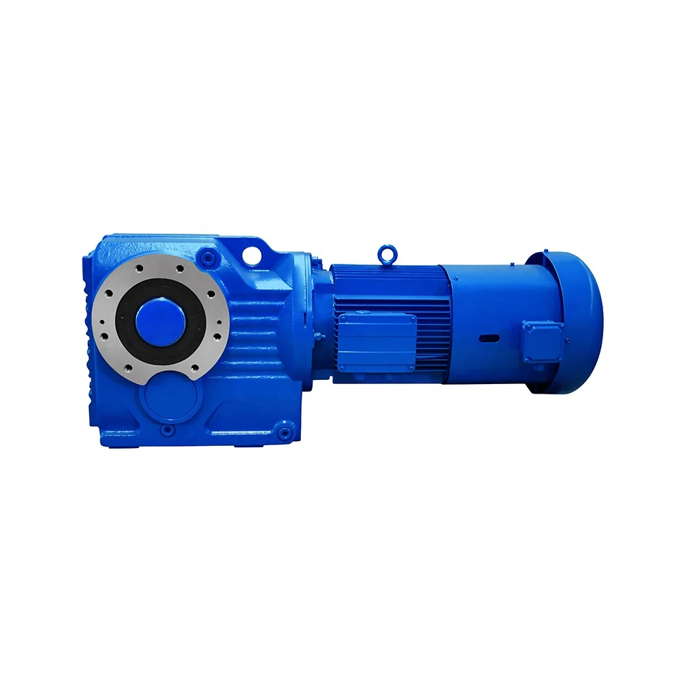 Helical gear K series reducer robot medical food machinery application horizontal gear reducer motor