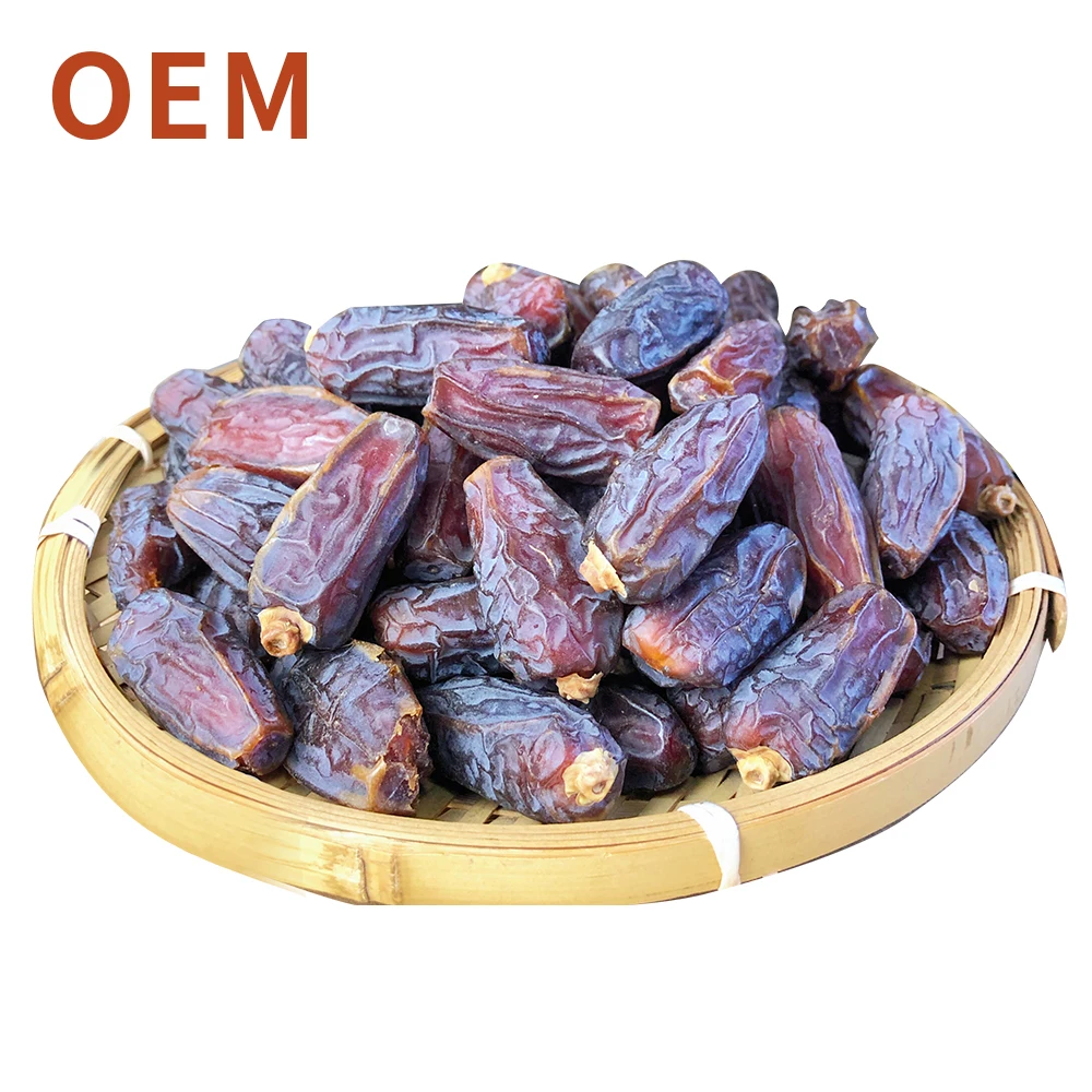 Custom wash free sweet black jujube family dry goods high-quality coconut jujube candied new year dried fruit