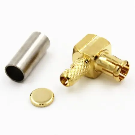 Factory price  for RG-174, 188, 316 MCX Right Angle Plug Connector