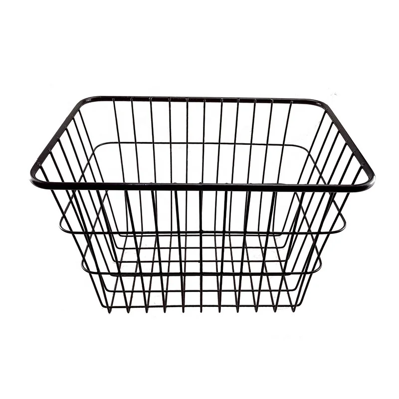 Wholesale direct factory bike folding front basket MTB bicycle parts basket for city bike