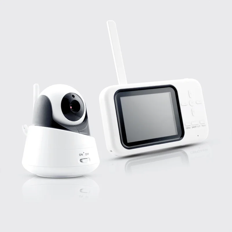 3.5 Inch Video Baby Monitors Factory OEM  Night Vision Baby Monitors VOX Mode Sound Activated Split-screen baby camera