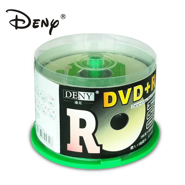 Large capacity storage blank inkjet dvd+r disc with 16x