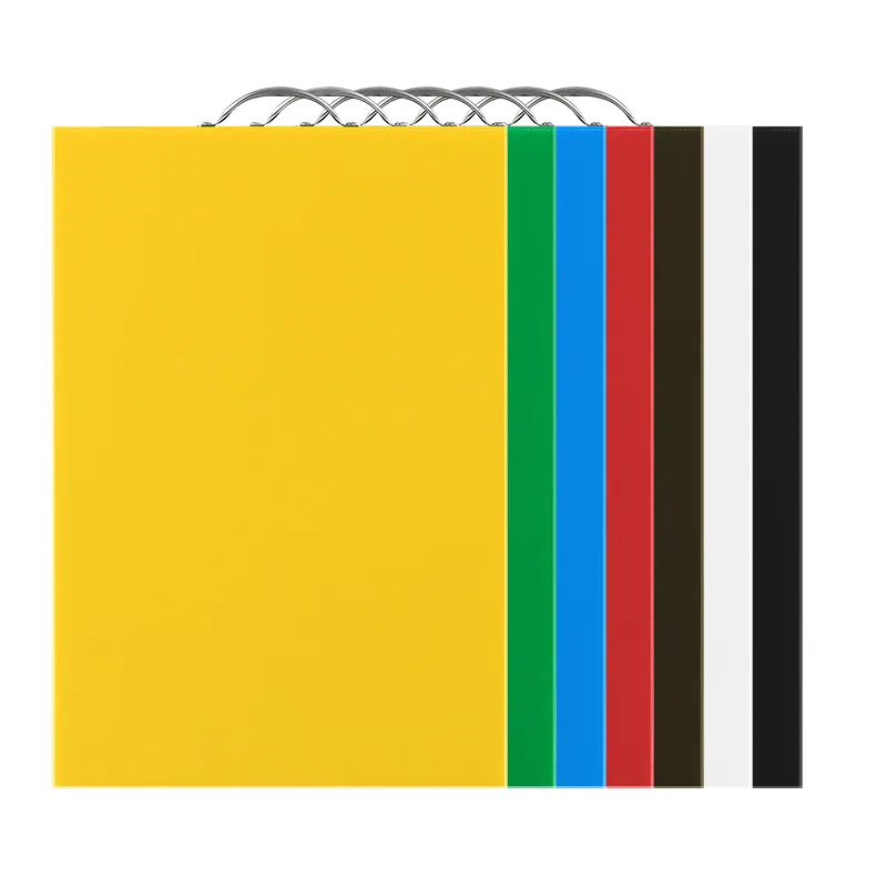 PE plastic cutting board Color hotel meat stall square board mildew resistant cutting board non-slip thickening