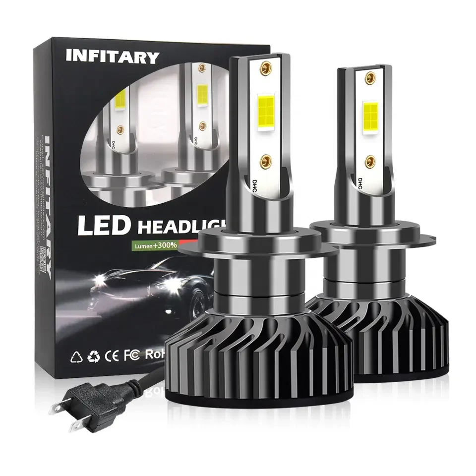 Infitary F2 3570 H4 Led Headlight Bulb Conversion Kit Auto Car Fog Light Hi Lo Headlamps