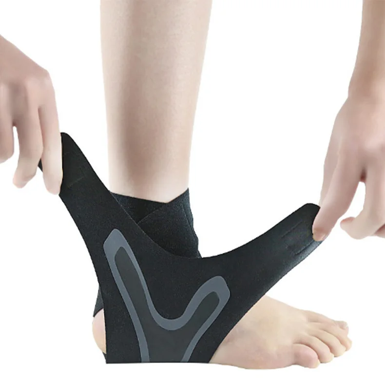 Ankle Brace Compression Custom Adjust Protector Sports Support Straps Bandage Anti Sprain Outdoor Ankle Guard OEM Service CN;ZHE