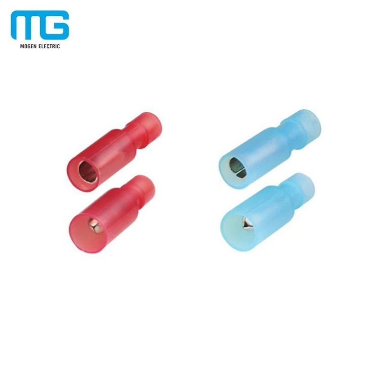 Nylon Fully Insulated 4mm 5mm Bullet Male and Female terminal disconnects