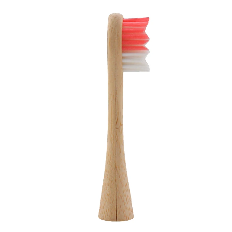 
replaceable bamboo corn starch 100% biodegradable electric toothbrush head 