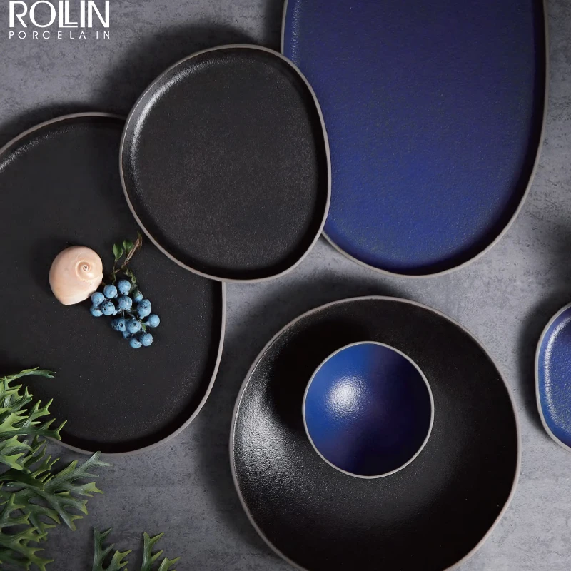 Manufacturer Ceramics Nordic Plates Dinner Dishes Restaurant Wholesale Price Dinnerware Sets, Porcelain Restaurant Hotel