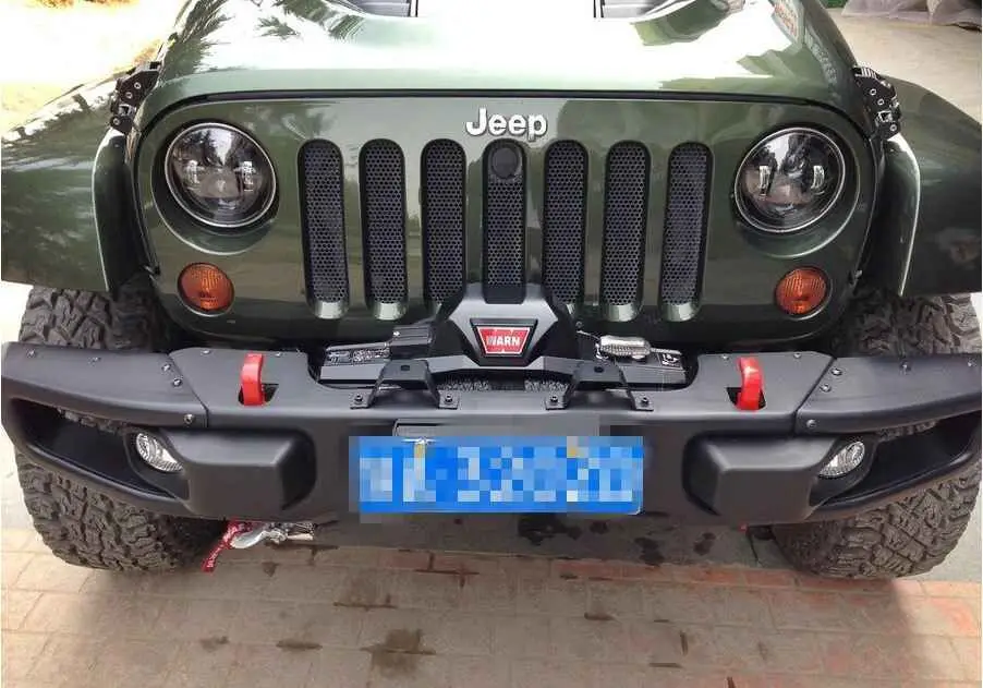  J087 10th юбилей переднего бампера для автомобилей jeep w rangler JK2007-2017 крепежные детали из алюминия и цинкового сплава jk автомобильные бамперы