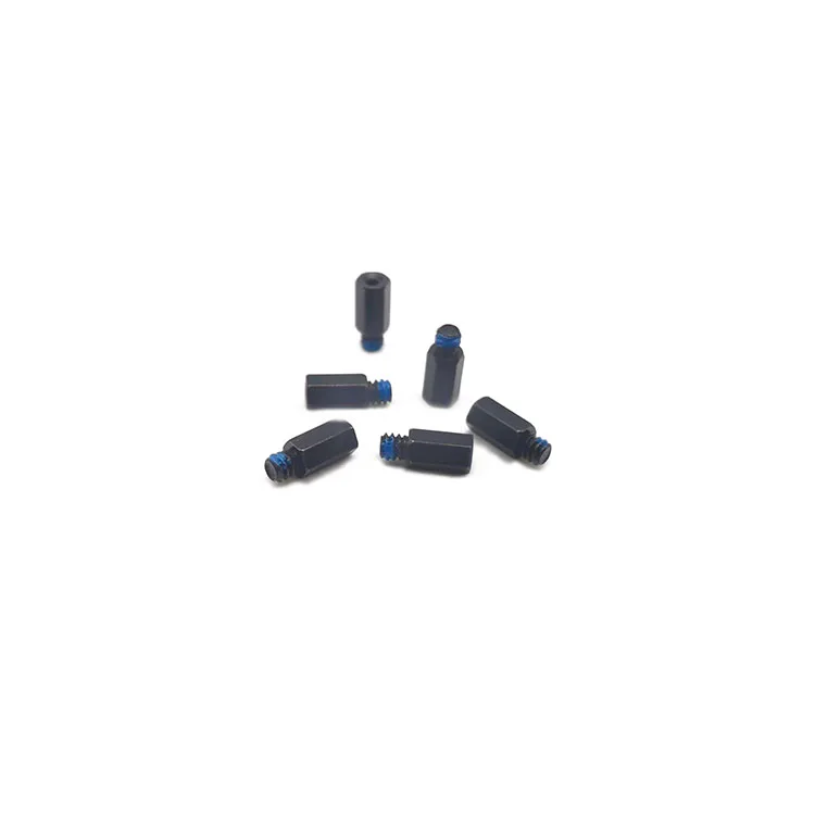 High quality m2 m2.5 m3 m4 m5 male to female black plastic nylon hexagonal standoff pillars for PCB motherboard