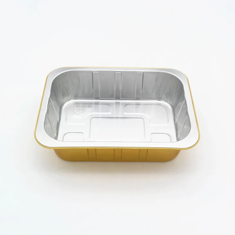 OEM & ODM Food grade tight sealing deep aluminum loaf pan rectangular disposable pans with